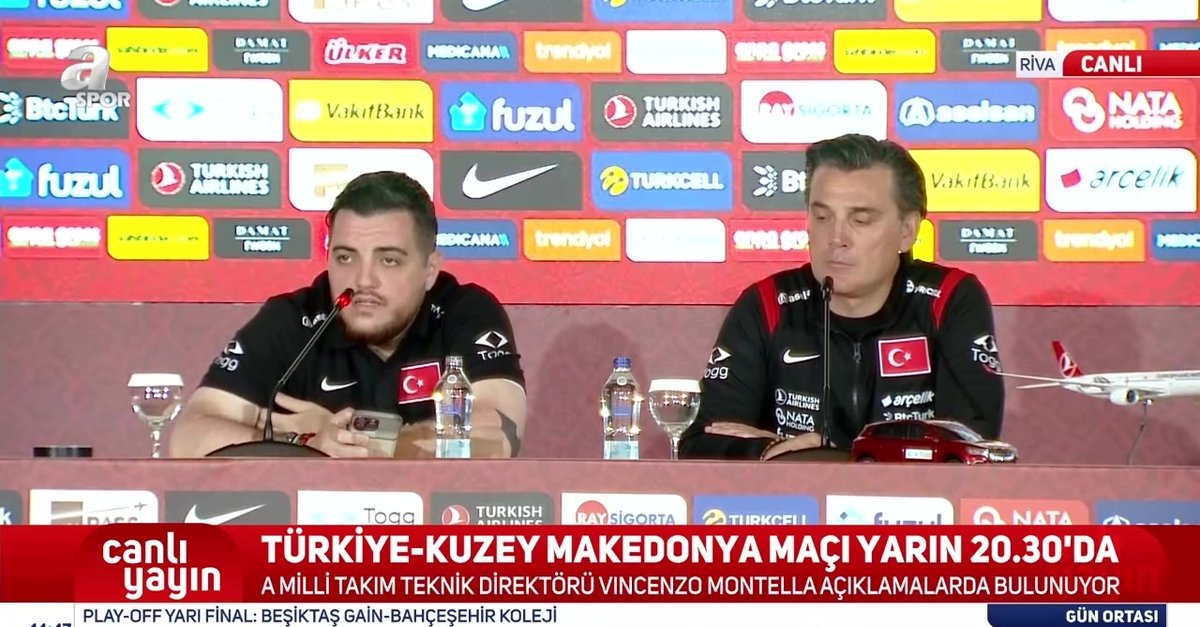 a ulusal ekibi teknik yoneticisi vincenzo montella sakat oyuncularin son durumunu acikladi 0 zQ9CE3RF