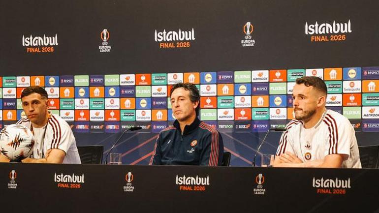 'Aston Villa olarak buradayız!' Unai Emery 5. UEFA Avrupa Ligi kupasını İstanbul'da kaldırmak istiyor 2 aston villa olarak buradayiz unai emery 5 uefa avrupa ligi kupasini istanbulda kaldirmak istiyor MlPHtnb1