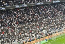 besiktas taraftarindan derbide protesto 5 dakikada boyunca i3j5Ljzu
