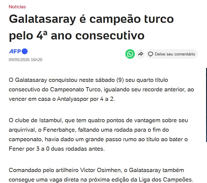 dunya basini galatasarayin sampiyonlugunu konusuyor 11 dahZBiEC