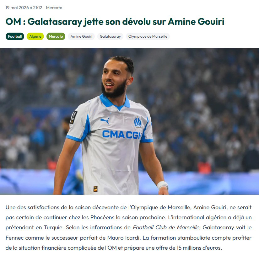 Galatasaray'a Cezayirli gol makinesi! İşte teklif edilecek bonservis fiyatı 9 galatasaraya cezayirli gol makinesi iste teklif edilecek bonservis fiyati 7