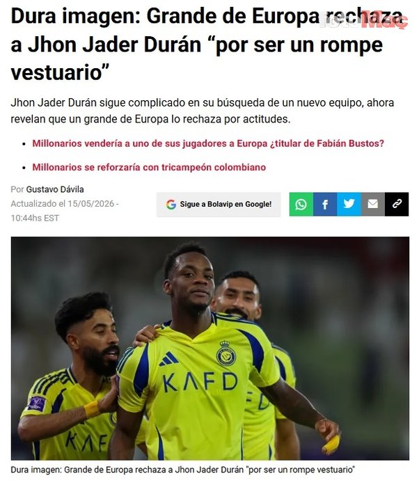 Galatasaray'da sıcak gelişme! Jhon Duran transferi... 10 galatasarayda sicak gelisme jhon duran transferi 8 nblA6wvZ