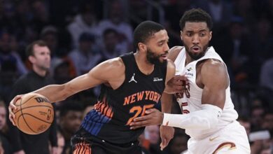 NBA'de Cleveland Cavaliers'ı yenen New York Knicks seriyi 2-0 yaptı! 7 nbade cleveland cavaliersi yenen new york knicks seriyi 2 0 yapti vShY71l4
