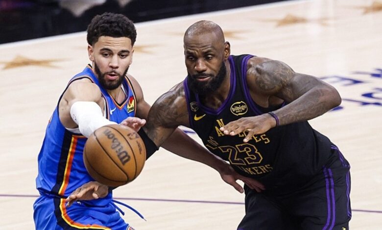 oklahoma city thunder lebron jamesli los angeles lakersi supurerek konferans finaline cikti xJHxCiQp