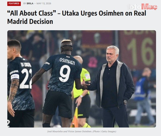 osimhene surpriz transfer cagrisi mourinhonun yanina gitmeli 6