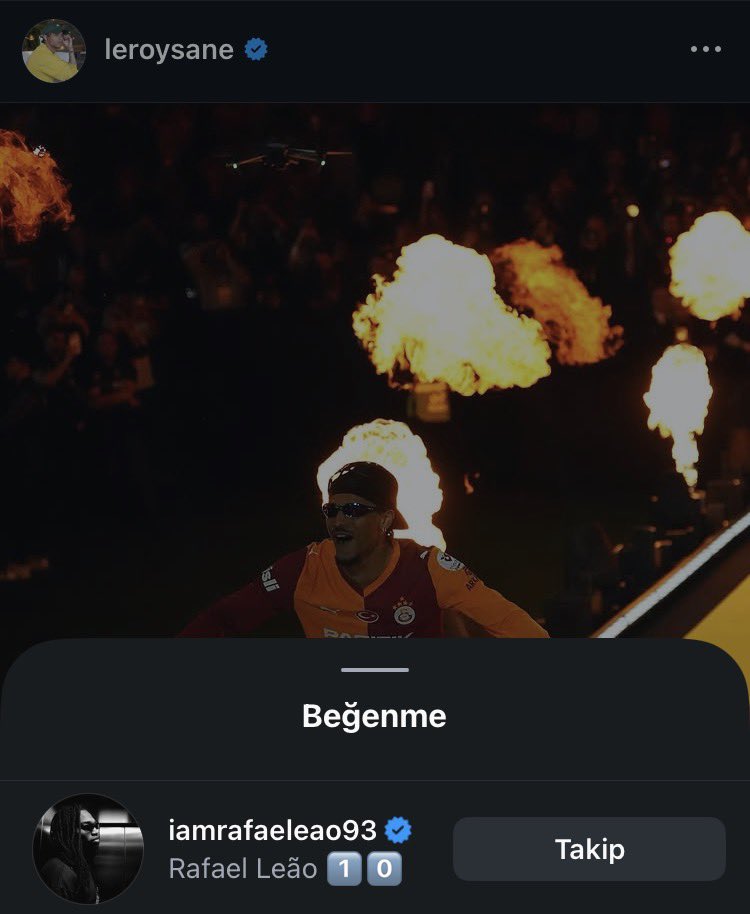 rafael leao fenerbahceli taraftarlari kizdirdi iste begendigi o paylasim 9