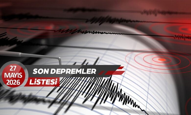 Sarsıntı son dakika! Az evvel sarsıntı mi oldu, nerede? 27 Mayıs son sarsıntılar 1 sarsinti son dakika az evvel sarsinti mi oldu nerede 27 mayis son sarsintilar BS929zQN