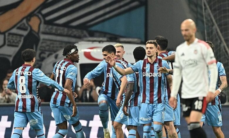 Trabzonspor dönemin son derbisinde Beşiktaş'ı devirdi! 1 trabzonspor donemin son derbisinde besiktasi devirdi rAtkCuzV