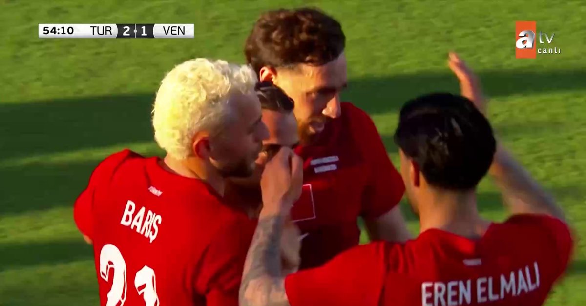 a ulusal futbol ekibimiz fifa dunya kupasi oncesi son hazirlik macinda venezuelayi devirdi iste Uem2QLft