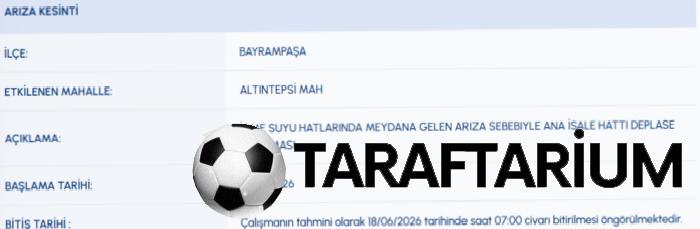 Bayrampaşa su kesintisi - İSKİ sular ne vakit gelecek? (17-18 Haziran) 2 bayrampasa su kesintisi iski sular ne vakit gelecek 17 18 haziran 0 scHIQw9z