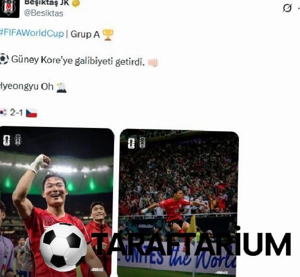 Beşiktaş'tan Hyeon-gyu Oh paylaşımı! Çekya'ya attığı gol sonrası... 2 besiktastan hyeon gyu oh paylasimi cekyaya attigi gol sonrasi 0 gctdmigp