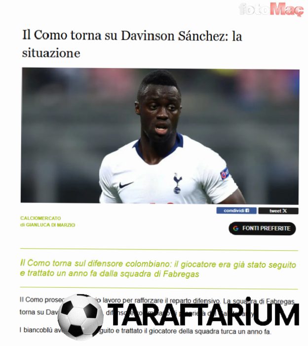 davinson sanchez icin dev pazarlik galatasarayin istedigi sayi 2