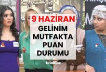 gelinim mutfakta kim birinci oldu 9 haziran puan durumu Y1dNmAZr