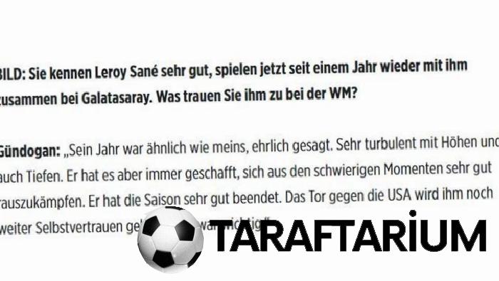 İlkay Gündoğan'dan olay Leroy Sane açıklaması 'Onunla ilgili sorun şu...' 5 ilkay gundogandan olay leroy sane aciklamasi onunla ilgili sorun su 3