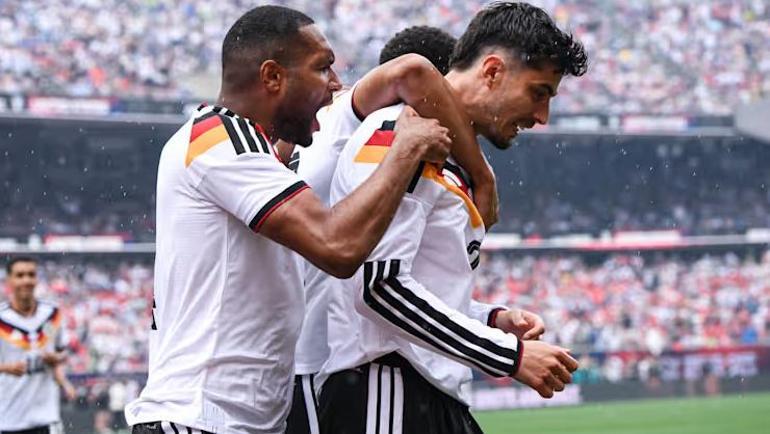 leroy sane sahneye cikti almanya hazirlik macinda abdyi maglup etti abd almanya mac bachgkV4