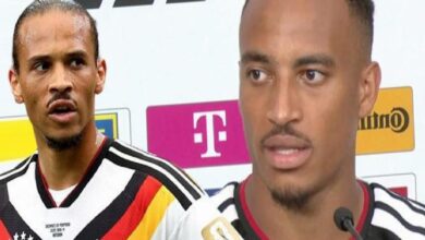 leroy sane sorusu ortaligi karistirdi jamie leweling adeta ates puskurdu 6I1BmJDm