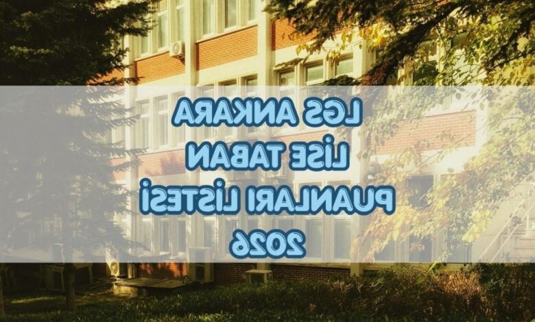 lgs ankara lise taban puanlari ve yuzdelik dilimler 2026 Ns3Fj2bu