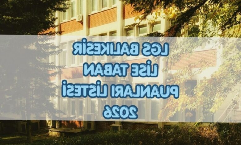 lgs balikesir lise taban puanlari ve yuzdelik dilimler 2026 3SJblMNX