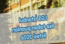 lgs istanbul lise taban puanlari ve yuzdelik dilimler 2026 3HXP16rF