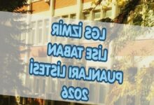 lgs izmir lise taban puanlari ve yuzdelik dilimler 2026 QaqMS4zf