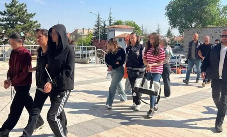 nevsehir merkezli yasa disi bahis operasyonunda yakalanan suphelilerden 34u adliyede sM1tB2CS