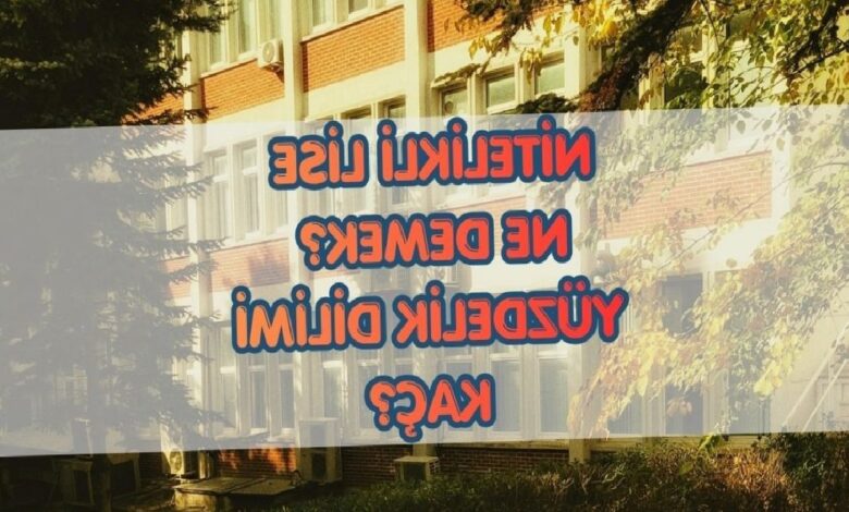 nitelikli lise ne demek nitelikli lise yuzdelik dilimi kac PyzrkQzX