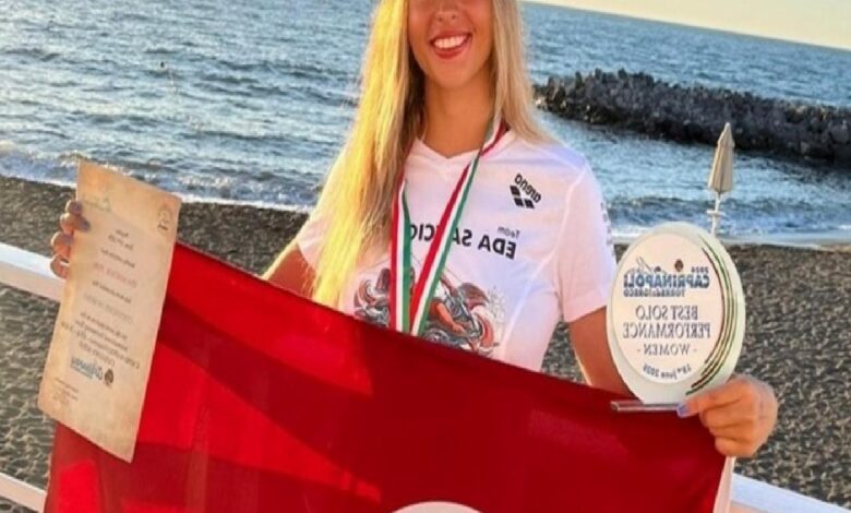 Ultra maraton yüzücüsü Eda Savcıgil'den İtalya'da tarihi birincilik! 1 ultra maraton yuzucusu eda savcigilden italyada tarihi birincilik YnRVy6Y8