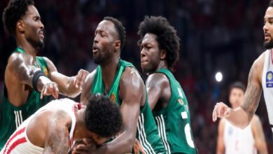 yunanistanda sampiyon olympiakos mac sonu yumruklu hengame IAaBJ6AD