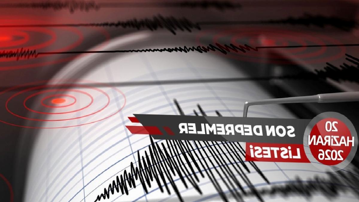 Zelzele son dakika! Az evvel zelzele mi oldu? 20 Haziran AFAD son zelzeleler 15 zelzele son dakika az evvel zelzele mi oldu 20 haziran afad son zelzeleler 2NPvndwl