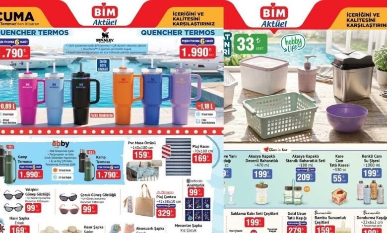 3 temmuz bim aktuel katalogu 2026 stanley termos ve klima bimde H2f25mXX