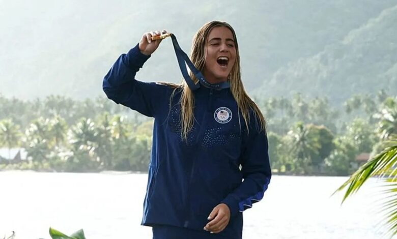 Bayanlar sörfte kazanan ABD'li Caroline Marks! | PARİS 2024 1 bayanlar sorfte kazanan abdli caroline marks paris 2024 XeHIbUla