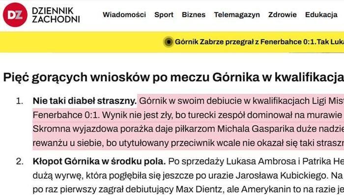 'Daha evvel bu türlü bir şey yaşamamıştım!' Polonya'da Fenerbahçe-Gornik Zabrze maçının yankıları... 4 daha evvel bu turlu bir sey yasamamistim polonyada fenerbahce gornik zabrze macinin yankilari 2 iMI73waS