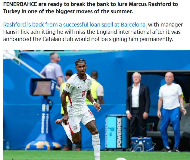 fenerbahce marcus rasford transferi icin dev bir butce ayirdi 8 aXKcgZjI