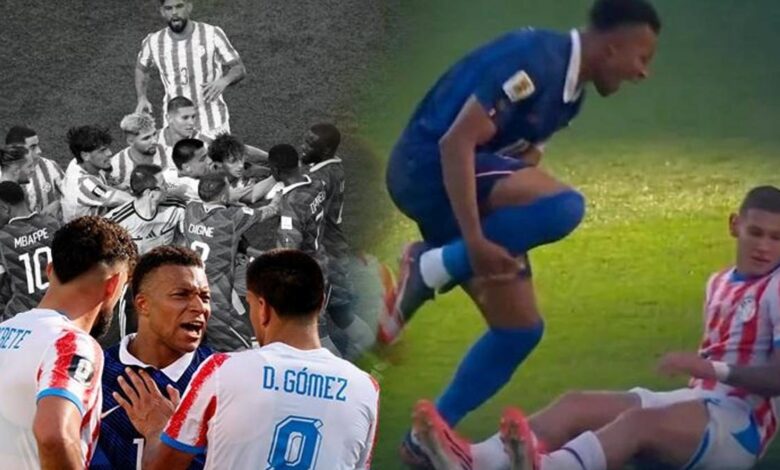 fransa paraguay saha ringe dondu yumruk ve tekmeler havada ucustu mbappe cildirdi pislesmemiz gerekiyorsa pislesiriz Xk1TgSCe