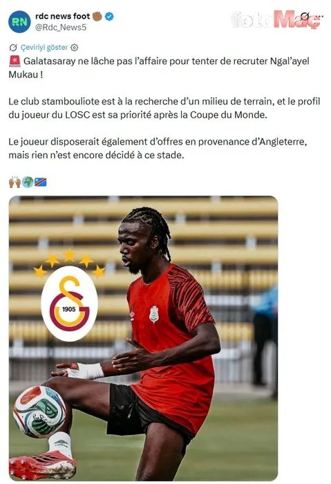 Galatasaray'dan orta alana bomba transfer! Dünya Kupası'nda... 5 galatasaraydan orta alana bomba transfer dunya kupasinda 3 nK9z5bdt