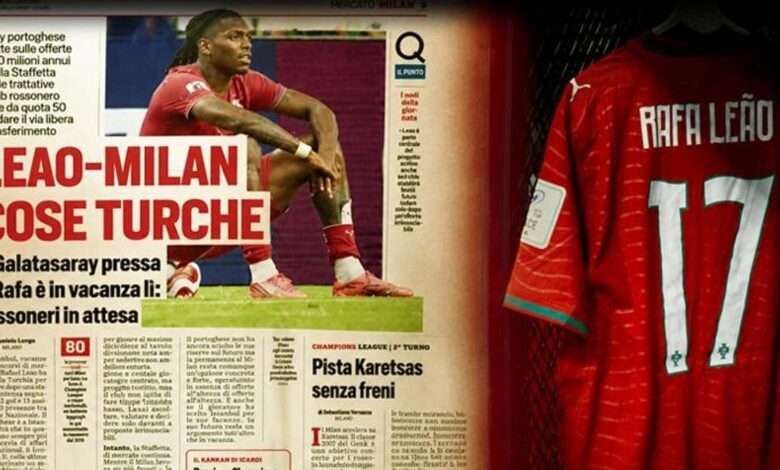 Galatasaray'dan taraftarla barışma transferi Rafael Leao! İtalyanlar tüm ayrıntıları açıkladı: Maaşı ve bonservisi... 1 galatasaraydan taraftarla barisma transferi rafael leao italyanlar tum ayrintilari acikladi maasi ve bonservisi iheAXl58