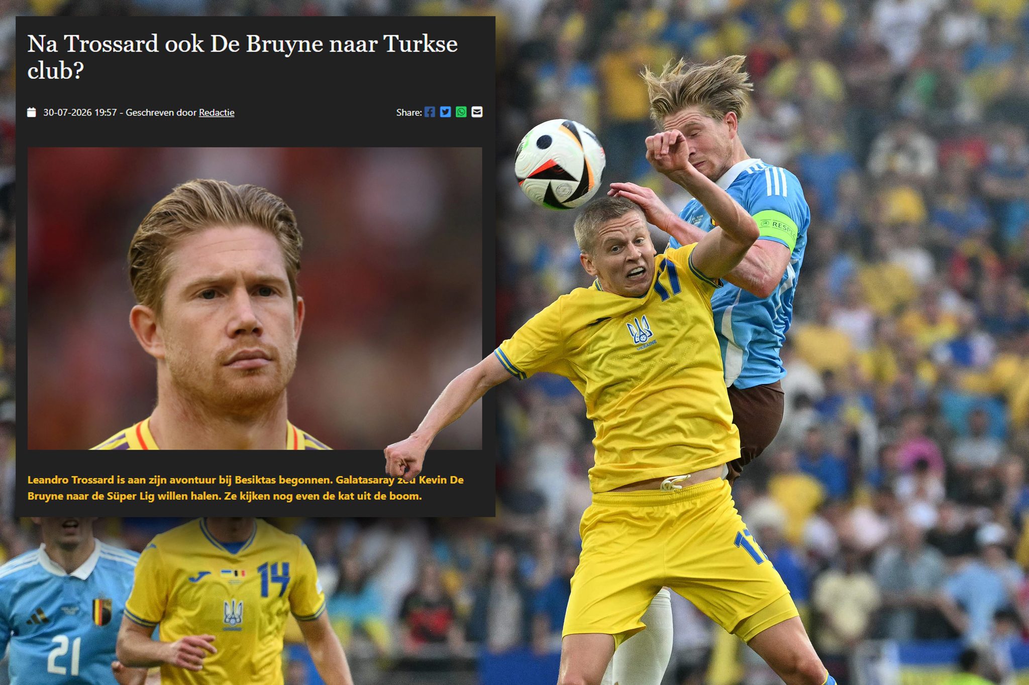 kevin de bruyne galatasaray icin teknik yoneticisiyle gorusecek 8 y5emrzSD