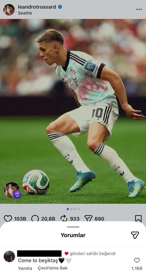 Leandro Trossard, Beşiktaş taraftarını heyecanlandırdı! Transfer... 2 leandro trossard besiktas taraftarini heyecanlandirdi transfer 0 thnTD4rk