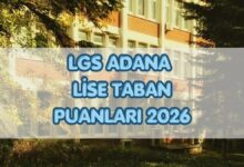 lgs adana taban puanlari 2026 adana nitelikli liseler yuzdelik dilimleri TwlkBUmi