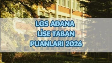 lgs adana taban puanlari 2026 adana nitelikli liseler yuzdelik dilimleri TwlkBUmi