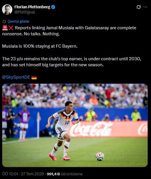 Musiala gerçeğini Almanlar duyurdu! Galatasaray'a transferi... 9 musiala gercegini almanlar duyurdu galatasaraya transferi 7