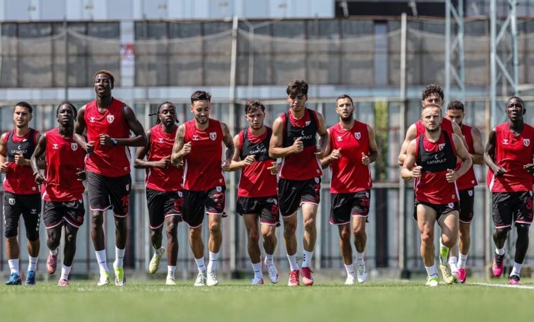 Samsunspor günü çift idmanla sürdürdü 1 samsunspor gunu cift idmanla surdurdu suv66nua