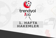 Trendyol 1. Lig'de ilk hafta maçlarının hakemleri açıklandı 8 trendyol 1 ligde ilk hafta maclarinin hakemleri aciklandi JcKhZWF6