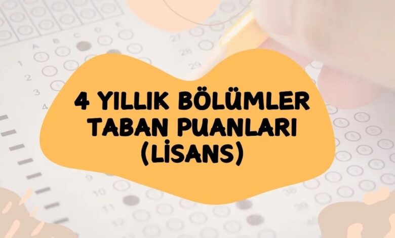 4 yıllık kısımlar taban puanları 2026 | YKS lisans muvaffakiyet sıralamaları, kontenjanlar 1 4 yillik kisimlar taban puanlari 2026 yks lisans muvaffakiyet siralamalari kontenjanlar MWpW3nY1