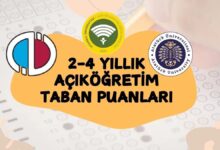 acikogretim taban puanlari 2026 acikogretim fakultesi 24 yillik kisimlar taban puanlari JEGLerPq