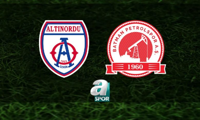 Altınordu-Batman Petrolspor maçı ne vakit ve saat kaçta? Hangi kanalda canlı yayınlanacak? 1 altinordu batman petrolspor maci ne vakit ve saat kacta hangi kanalda canli yayinlanacak 1mjj42A2