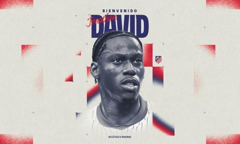 Atletico Madrid, Jonathan David'i transfer etti 1 atletico madrid jonathan davidi transfer etti jzmmy8c4