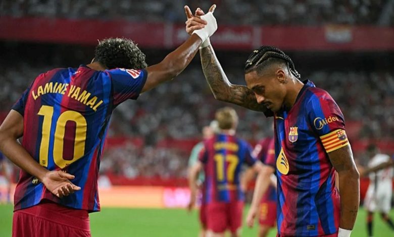 Barcelona deplasmanda Sevilla'yı yıktı! 1 barcelona deplasmanda sevillayi yikti 1V1yesit