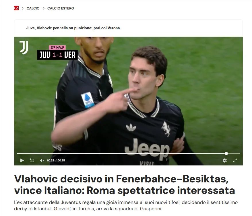 Beşiktaş'ın derbi zaferi dış basında! 'Vlahovic Fenerbahçe Stadyumu'nu susturdu' 16 besiktasin derbi zaferi dis basinda vlahovic fenerbahce stadyumunu susturdu 14 UuTb88wD
