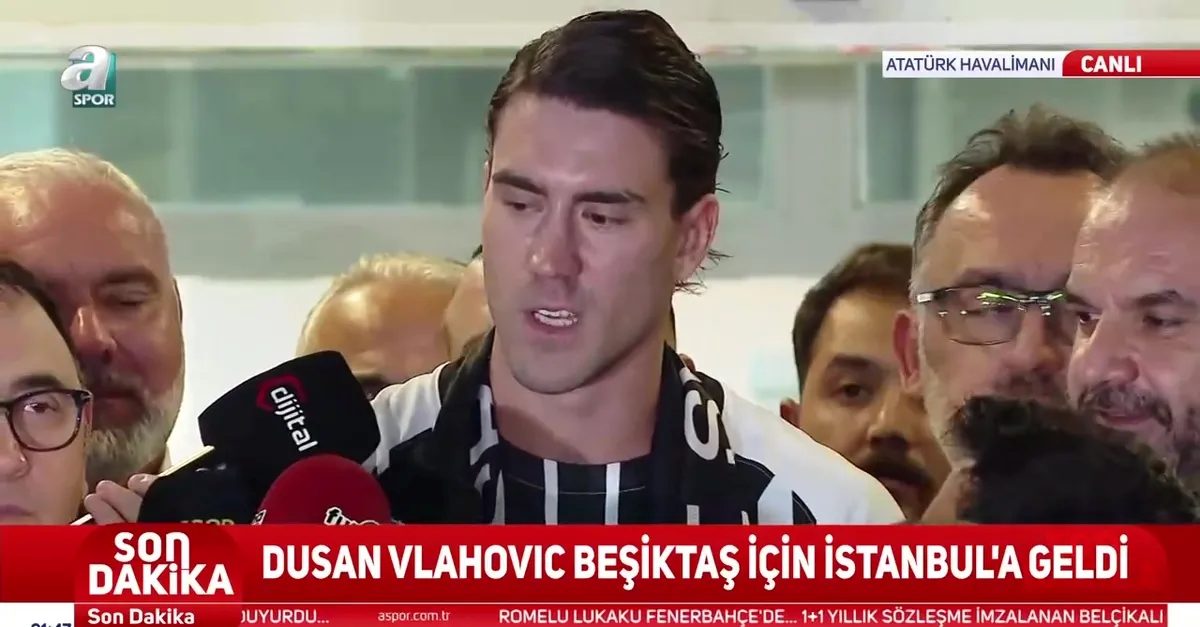 besiktasin yeni transferi dusan vlahovic besiktas icin istanbula geldi 0 U9JhEc8y